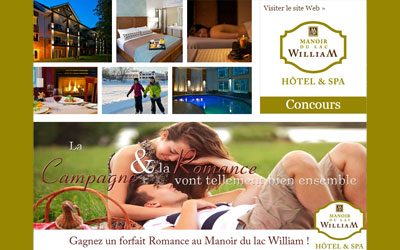 Forfait Romance au Manoir du lac William