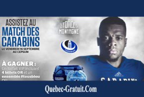 Forfait VIP pour un match de football des Carabins