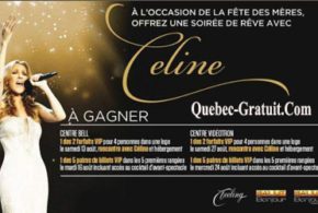 Journal de québec concours céline dion
