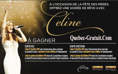 Journal de québec concours céline dion