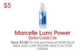 Rabais de 5$ sur une crème new âge Lumi Power