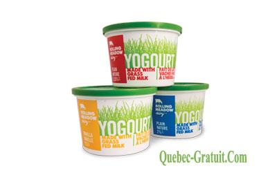 1 Rolling Meadow Yogourt acheté = 1 gratuit