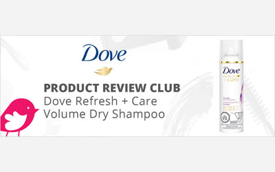 Shampoing sec Dove Refresh Gratuit