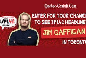 Voyage à Toronto pour le spectacle de Jim Gaffigan