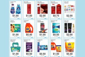 70$ de coupons rabais offerts par P&G