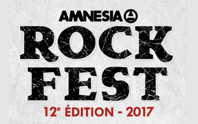 Concours gagnez 1 Billet pour le festival AMNESIA ROCKFEST