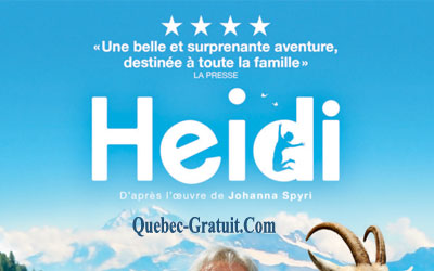 Concours gagnez 1 des 5 DVD du film Heidi