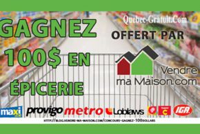 Concours gagnez 100$ en épicerie