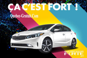 Concours gagnez 10000 $ + Une Kia Forte 2017 pendant un an