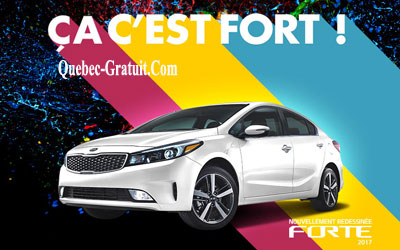 Concours gagnez 10000 $ + Une Kia Forte 2017 pendant un an