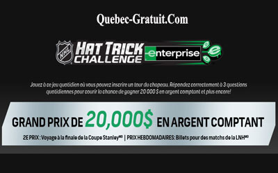 Concours gagnez 20000$ en argent comptant