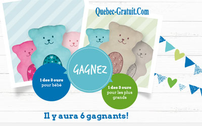 Concours gagnez 3 Oursons Sublime ou Suprême