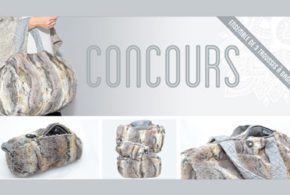 Concours gagnez 3 trousses à cosmétique en imitation fourrure
