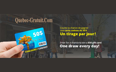 Concours gagnez 30 cartes de crédit prépayées de 50$