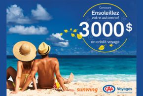 Concours gagnez 3000$ en crédit voyage