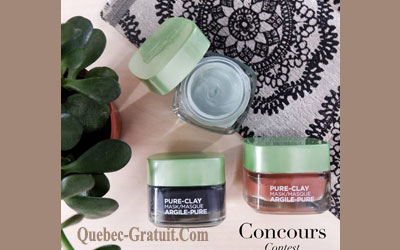 Concours gagnez 5 ensembles contenant trois masques L’Oréal