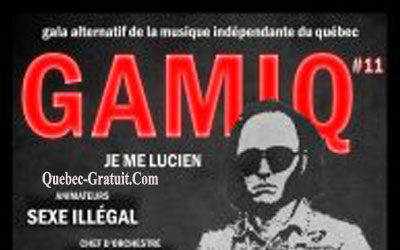 Concours gagnez 5 paires de billets pour le GAMIQ