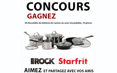 Concours gagnez Un Ensemble de batterie de cuisine