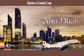 Concours gagnez des Billets d'avion pour Abu Dhabi