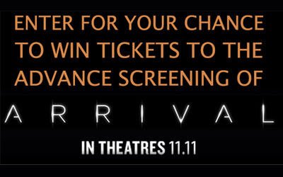 Concours gagnez des Billets pour l'avant-première du film Arrival