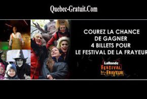 Concours gagnez des Billets pour le Festival de la Frayeur