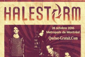 Concours gagnez des Billets pour le spectacle de HALESTORM