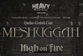 Concours gagnez des Billets pour le spectacle de MESHUGGAH
