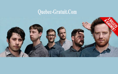 Concours gagnez des Billets pour le spectacle du groupe canadien Royal Canoe