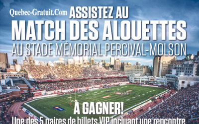 Concours gagnez des Billets pour un match de football