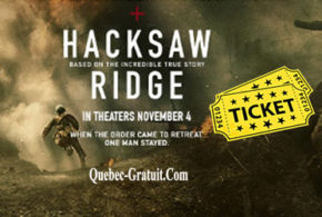 Concours gagnez des Billets pour voir le film Hacksaw Ridge