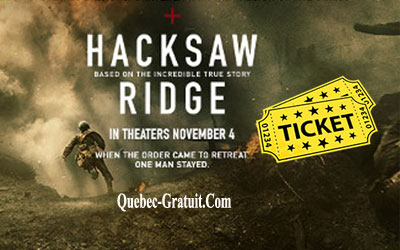 Concours gagnez des Billets pour voir le film Hacksaw Ridge