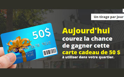 Concours gagnez des Cartes de crédit prépayée de 50$