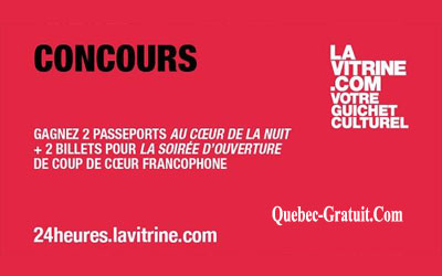 Concours gagnez des Passeports au Cœur de la Nuit