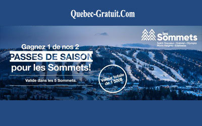 Concours gagnez des Passes de saison pour les Sommets