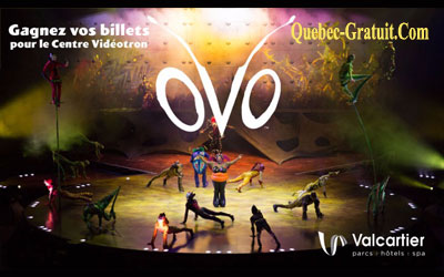 Concours gagnez des billets pour le spectacle Ovo