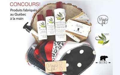 Concours gagnez des produits naturels du Québec