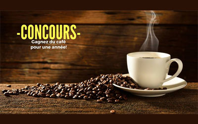 Concours gagnez du café pendant un an