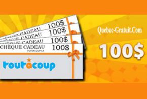 Concours gagnez un Chèque cadeau d'une valeur de 100 $