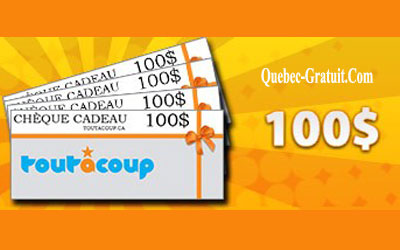 Concours gagnez un Chèque cadeau d'une valeur de 100 $