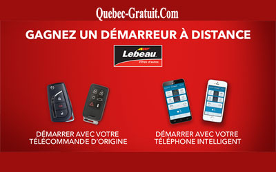 Concours gagnez un Démarreur LEBEAU avec l'application Orbit