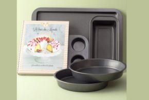 Concours gagnez un Ensemble de moules pour la cuisson + livre