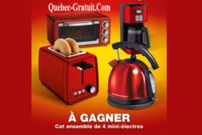 Concours gagnez un Grille-pain, bouilloire, cafetière...
