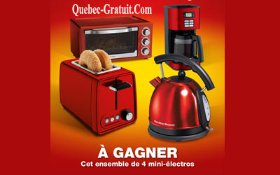 Concours gagnez un Grille-pain, bouilloire, cafetière...