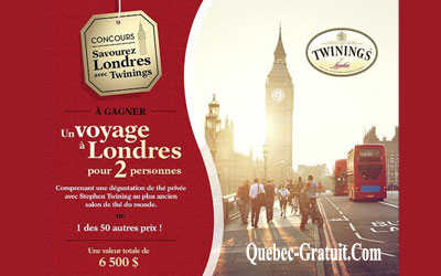 Concours gagnez un Voyage à Londres de 5000$