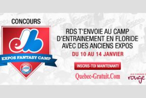 Concours gagnez un Voyage en Floride pour le Camp de rêves des expos