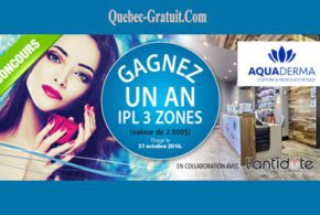 Concours gagnez un an de traitements IPL d'une valeur de 2500$