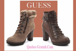 Concours gagnez un bottillon de votre choix entre GUESS Gander ou Grazzy