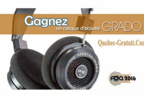 Concours gagnez un casque d'écoute Grado Series SR80e