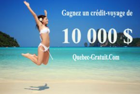 Concours gagnez un crédit-voyage de 10000 $