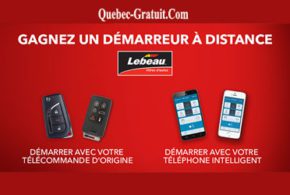 Concours gagnez un démarreur à distance LEBEAU